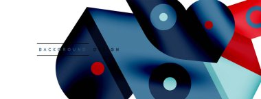 Yaratıcı parlak geometrik duvar kağıdı. Asgari soyut arkaplan. Daire çizgileri, duvar kağıdı arkaplanı veya iniş sayfası için kompozisyon vektör ilüstrasyonunu şekillendirir