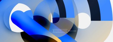 Soyut arkaplanı çember içine al. Duvar kağıdı afişi arkaplan kartı veya iniş sayfası için vektör illüstrasyonu