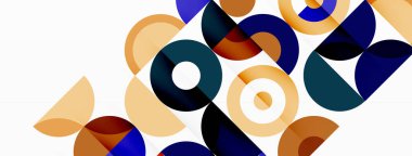 Temiz bir çember arka planı. Duvar kağıdı, pankart, arkaplan veya iniş için renkli şablon