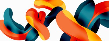 Yaratıcı geometrik duvar kağıdı. Sıçrama şekilleri kompozisyon arkaplanı. Duvar kağıdı, afiş, arkaplan veya iniş için tekno iş şablonu