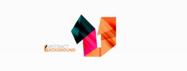 Yaratıcı geometrik duvar kağıdı. Soyut kurdele biçimi kompozisyonu. Duvar kağıdı, afiş, arkaplan veya iniş için tekno iş şablonu