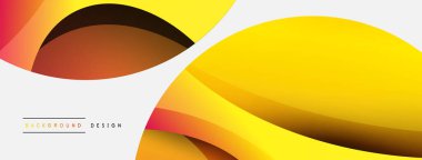 Yaratıcı geometrik duvar kağıdı. Asgari soyut arkaplan. Duvar kağıdı arkaplanı veya iniş sayfası için daire ve dalga kompozisyon vektör çizimi