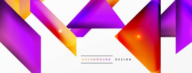 Dinamik 3d geometrik soyut arkaplan. Üçgenler ve diğer basit formlar. Duvar Kağıdı, Sancak, Arkaplan, Kart, Kitap İllüstrasyonu, İniş Sayfası