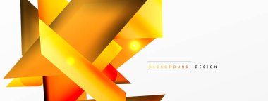 Dinamik 3d geometrik soyut arkaplan. Üçgenler ve diğer basit formlar. Duvar Kağıdı, Sancak, Arkaplan, Kart, Kitap İllüstrasyonu, İniş Sayfası