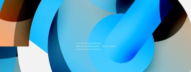 Soyut arkaplanı çember içine al. Duvar kağıdı afişi arkaplan kartı veya iniş sayfası için vektör illüstrasyonu