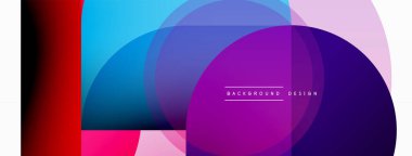 Geometrik asgari duvar kağıdı. Geometrik şekiller. Duvar kağıdı afişi veya iniş sayfası için vektör illüstrasyonu