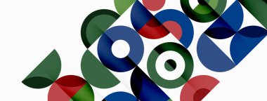 Temiz bir çember arka planı. Duvar kağıdı, pankart, arkaplan veya iniş için renkli şablon