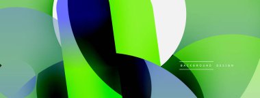 Soyut arkaplanı çember içine al. Duvar kağıdı afişi arkaplan kartı veya iniş sayfası için vektör illüstrasyonu