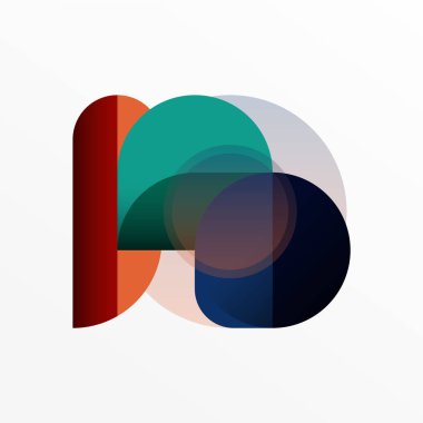 Yuvarlak üçgen çizgileri ve daireleri şekillendirir. Duvar kağıdı afişi arkaplanı veya iniş sayfası için Geometrik vektör çizimi