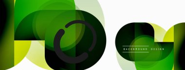 Yaratıcı geometrik duvar kağıdı. Asgari çember üçgen ve kare çizgi soyut arkaplan. Duvar kağıdı afişi veya iniş sayfası için vektör illüstrasyonu