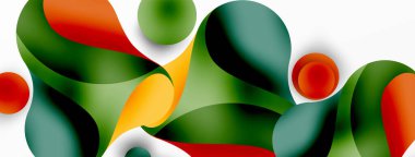 Akan geometrik şekiller, minimalist soyut arkaplanı oluşturur. Yuvarlak şekiller ve daireler. Yapay zeka teknolojisi, engelleme zinciri, iletişim için duvar kağıdı, 5G, bilim, iş