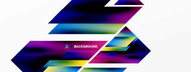 Modern trend minimalist soyut arka plan. Geometrik desen tasarımı, 3 boyutlu ve gölge efektleri. Vektör İllüstrasyonu