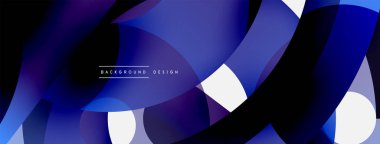 Soyut arkaplanı çember içine al. Duvar kağıdı afişi arkaplan kartı veya iniş sayfası için vektör illüstrasyonu