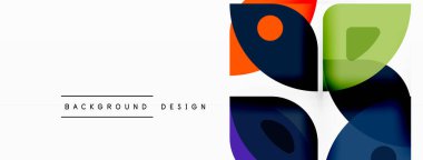 Çizgiler, kareler, daireler ve üçgenler. Duvar kağıdı, pankart, arkaplan, sunum veya iniş sayfası için Geometrik soyut arkaplan