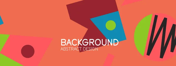 Fondo Abstracto Con Bloques Líneas Formas Geométricas Techno Concepto Negocio — Vector de stock