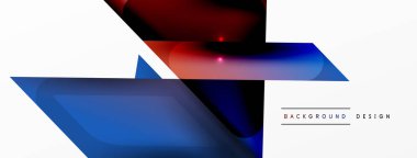 Dinamik 3d geometrik soyut arkaplan. Üçgenler ve diğer basit formlar. Duvar Kağıdı, Sancak, Arkaplan, Kart, Kitap İllüstrasyonu, İniş Sayfası