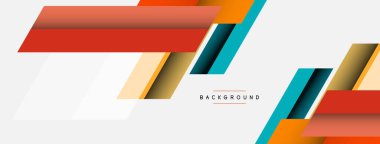 Geçmişi. Geometrik köşegen şekiller ve çizgiler soyut bileşim. Duvar kağıdı afişi veya iniş sayfası için vektör illüstrasyonu