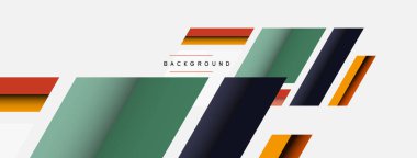 Geçmişi. Geometrik köşegen şekiller ve çizgiler soyut bileşim. Duvar kağıdı afişi veya iniş sayfası için vektör illüstrasyonu