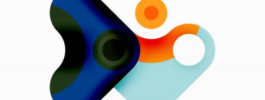 Yaratıcı geometrik duvar kağıdı. Minimum baloncuk oku ve çemberin soyut arkaplanı. Duvar kağıdı, afiş, arkaplan veya iniş için tekno iş şablonu