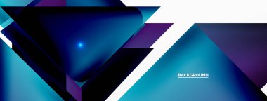 Dinamik 3d geometrik soyut arkaplan. Üçgenler ve diğer basit formlar. Duvar Kağıdı, Sancak, Arkaplan, Kart, Kitap İllüstrasyonu, İniş Sayfası