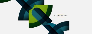 Moda şekilleri, renk minimal tasarım bileşimi, duvar kağıdı afişi veya iniş sayfası için çizgiler ve gölgeler