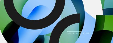Soyut arkaplanı çember içine al. Duvar kağıdı afişi arkaplan kartı veya iniş sayfası için vektör illüstrasyonu