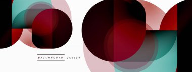 Geometrik asgari duvar kağıdı. Geometrik şekiller. Duvar kağıdı afişi veya iniş sayfası için vektör illüstrasyonu