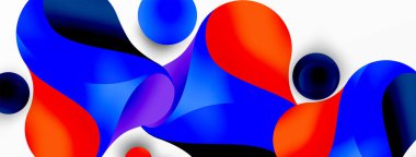 Akan geometrik şekiller, minimalist soyut arkaplanı oluşturur. Yuvarlak şekiller ve daireler. Yapay zeka teknolojisi, engelleme zinciri, iletişim için duvar kağıdı, 5G, bilim, iş