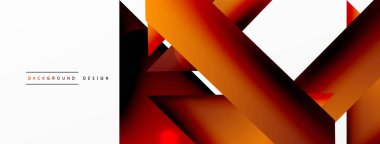 Dinamik 3d geometrik soyut arkaplan. Üçgenler ve diğer basit formlar. Duvar Kağıdı, Sancak, Arkaplan, Kart, Kitap İllüstrasyonu, İniş Sayfası