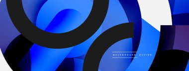 Soyut arkaplanı çember içine al. Duvar kağıdı afişi arkaplan kartı veya iniş sayfası için vektör illüstrasyonu