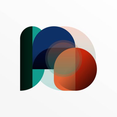 Yuvarlak üçgen çizgileri ve daireleri şekillendirir. Duvar kağıdı afişi arkaplanı veya iniş sayfası için Geometrik vektör çizimi