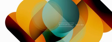 Geometrik asgari duvar kağıdı. Geometrik şekiller. Duvar kağıdı afişi veya iniş sayfası için vektör illüstrasyonu