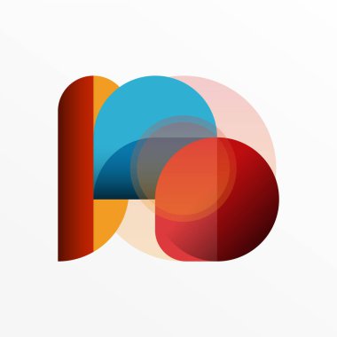 Yuvarlak üçgen çizgileri ve daireleri şekillendirir. Duvar kağıdı afişi arkaplanı veya iniş sayfası için Geometrik vektör çizimi