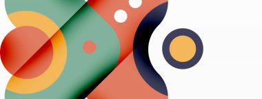 Yaratıcı geometrik duvar kağıdı. Minimum baloncuk oku ve çemberin soyut arkaplanı. Duvar kağıdı, afiş, arkaplan veya iniş için tekno iş şablonu