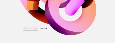 Soyut arkaplanı çember içine al. Duvar kağıdı afişi arkaplan kartı veya iniş sayfası için vektör illüstrasyonu