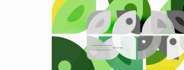 Çizgiler, kareler, daireler ve üçgenler. Duvar kağıdı, pankart, arkaplan, sunum veya iniş sayfası için Geometrik soyut arkaplan