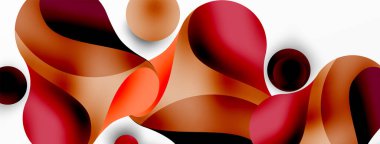 Akan geometrik şekiller, minimalist soyut arkaplanı oluşturur. Yuvarlak şekiller ve daireler. Yapay zeka teknolojisi, engelleme zinciri, iletişim için duvar kağıdı, 5G, bilim, iş