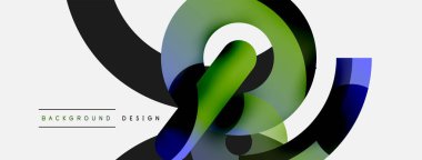 Soyut arkaplanı çember içine al. Duvar kağıdı afişi arkaplan kartı veya iniş sayfası için vektör illüstrasyonu