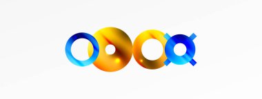 Minimum geometrik soyut arkaplan. Çember, çizgi ve yuvarlak şekiller tasarımı. Duvar kağıdı, afiş, arkaplan veya iniş için moda tekno iş şablonu