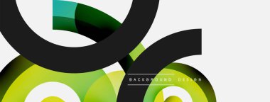 Soyut arkaplanı çember içine al. Duvar kağıdı afişi arkaplan kartı veya iniş sayfası için vektör illüstrasyonu