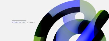 Soyut arkaplanı çember içine al. Duvar kağıdı afişi arkaplan kartı veya iniş sayfası için vektör illüstrasyonu