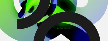 Soyut arkaplanı çember içine al. Duvar kağıdı afişi arkaplan kartı veya iniş sayfası için vektör illüstrasyonu