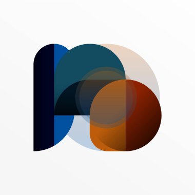 Yuvarlak üçgen çizgileri ve daireleri şekillendirir. Duvar kağıdı afişi arkaplanı veya iniş sayfası için Geometrik vektör çizimi