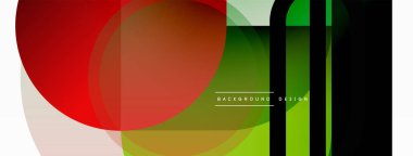 Yaratıcı geometrik duvar kağıdı. Asgari çember üçgen ve kare çizgi soyut arkaplan. Duvar kağıdı afişi veya iniş sayfası için vektör illüstrasyonu