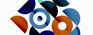 Temiz bir çember arka planı. Duvar kağıdı, pankart, arkaplan veya iniş için renkli şablon