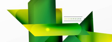 Dinamik 3d geometrik soyut arkaplan. Üçgenler ve diğer basit formlar. Duvar Kağıdı, Sancak, Arkaplan, Kart, Kitap İllüstrasyonu, İniş Sayfası