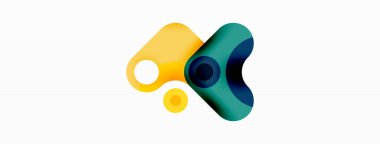 Yaratıcı geometrik duvar kağıdı. Minimum baloncuk oku ve çemberin soyut arkaplanı. Duvar kağıdı, afiş, arkaplan veya iniş için tekno iş şablonu