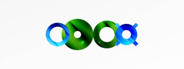 Minimum geometrik soyut arkaplan. Çember, çizgi ve yuvarlak şekiller tasarımı. Duvar kağıdı, afiş, arkaplan veya iniş için moda tekno iş şablonu