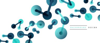 Ağ konsepti soyut arka plan. Nokta bağlantısı. Büyük veri fikri. Duvar kağıdı, afiş, arkaplan veya iniş için iş şablonu