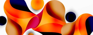 Geometrik yuvarlak şekiller ve soyut çemberler. Yapay zeka teknolojisi, engelleme zinciri, iletişim için duvar kağıdı, 5G, bilim, iş